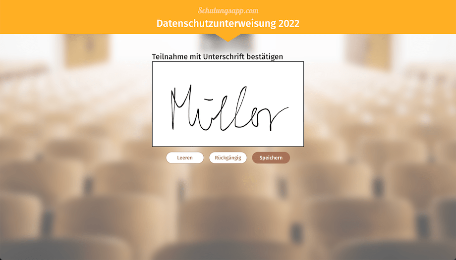 Digitale Unterschrift